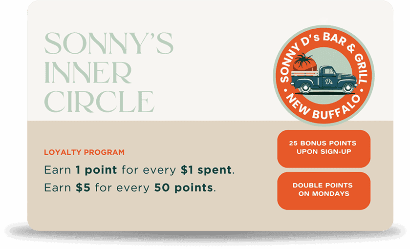 New Buffalo, MI restaurant gift card